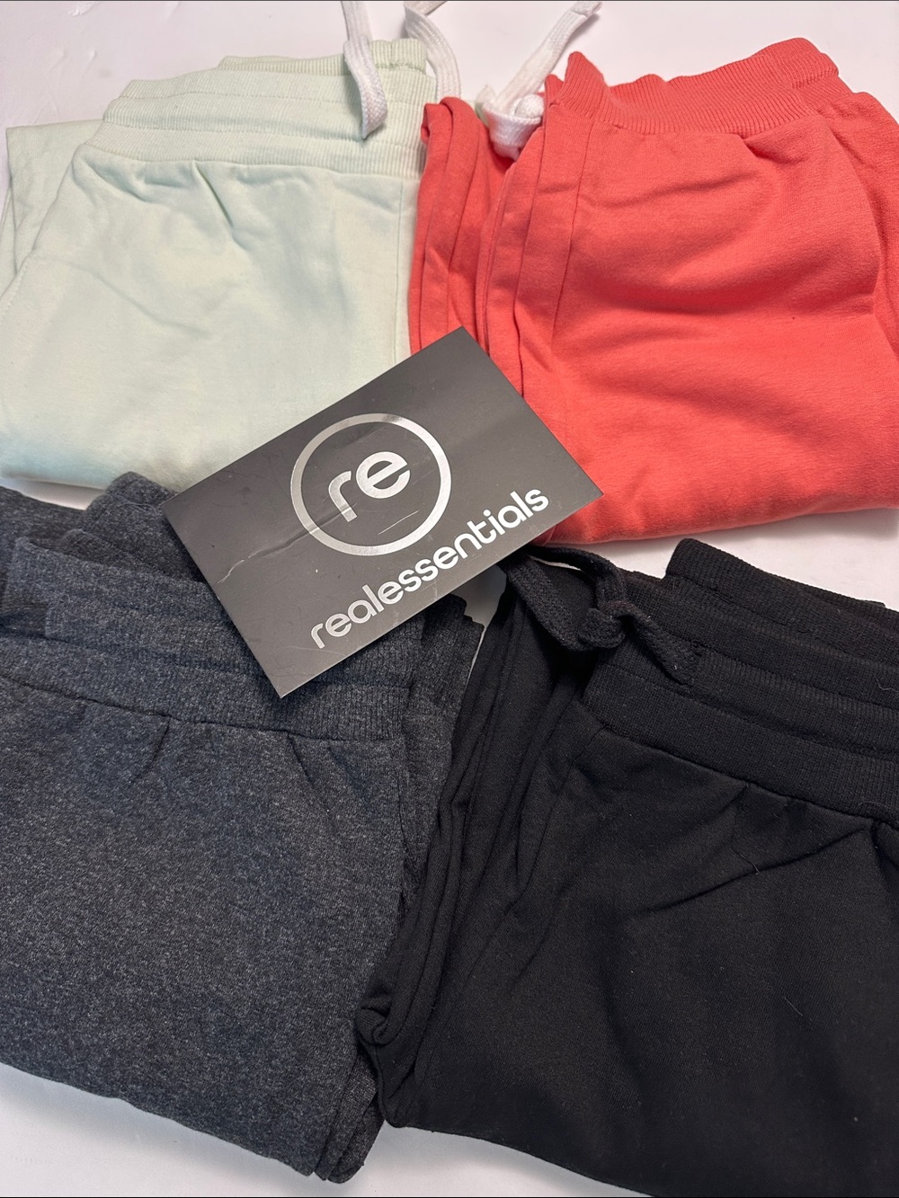 Essentials Kids' Joggers - Coral, Mint, Charcoal, Black boys or girl